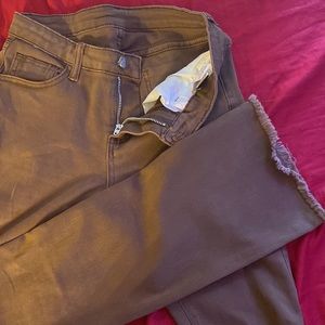Brown flar pants